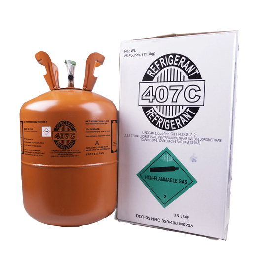 R-407C REFRIGERANT 25 LBS